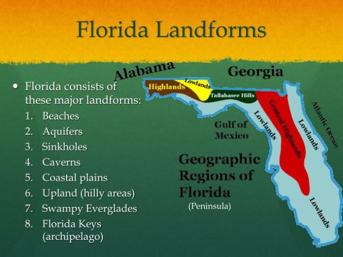 Florida landforms prezi