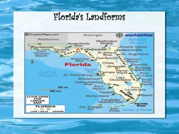 Types of landforms in florida