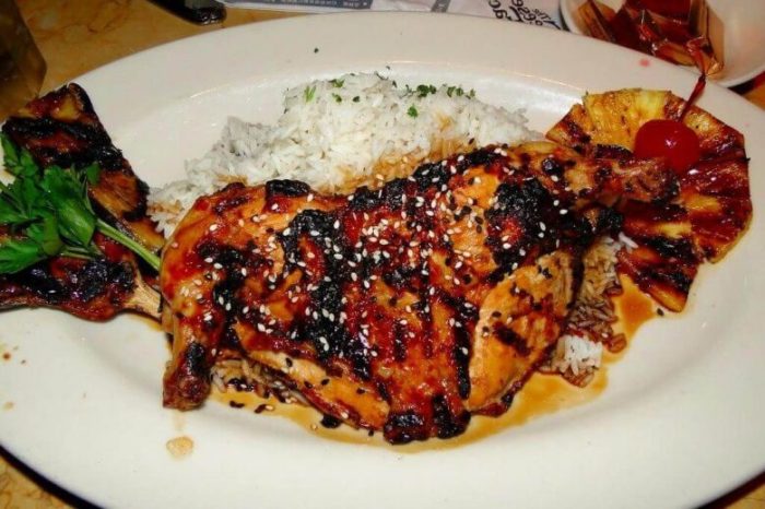 Teriyaki chicken from cheesecake factory