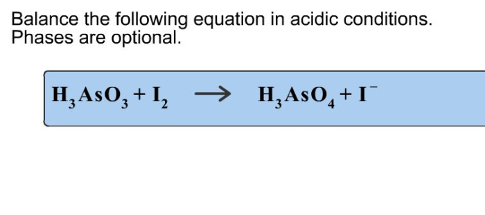 Equation balance acidic conditions phases mno mn optional transcribed text show