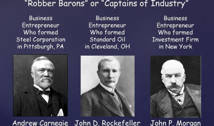 Captains of industry or robber barons worksheet answer key